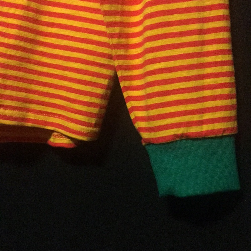 nwt guess x j.balvin striped L/s - Picture 2 of 4